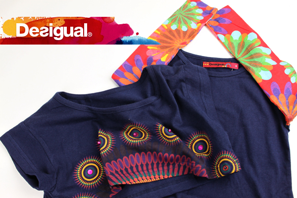 デシグアル Desigual Tシャツ長袖 FLAME （マルチ） デシグアル Desigual Tシャツ長袖 FLAME （マルチ