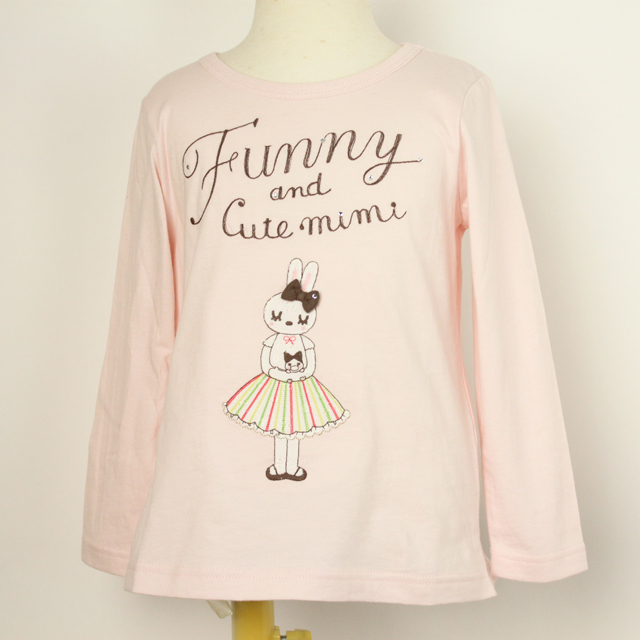 2019年春夏新作】KP(ニットプランナー） ミミちゃん長袖Tシャツ 