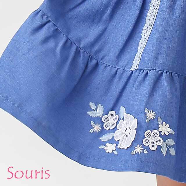 2025年春夏新作】Souris（スーリー） 【554】ジャンパースカート 80cm