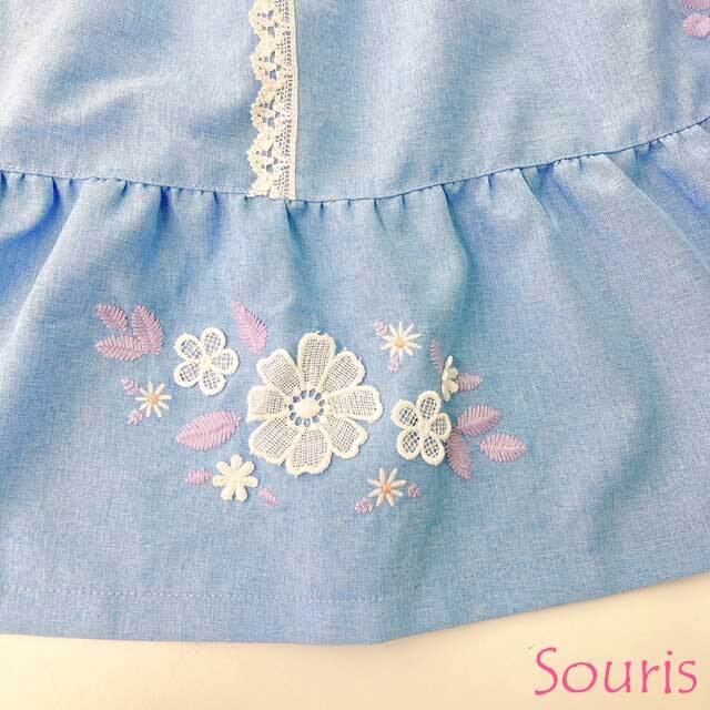 2025年春夏新作】Souris（スーリー） 【554】ジャンパースカート 80cm