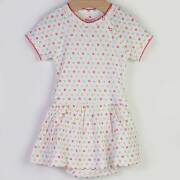 【セール80%OFF】HOLLY'S（ホリーズ）  半袖ボディドレス　クローバー柄　FourColor Pink 68cm       ｜ホリーズ hollys ベビー服 春夏 ベビースーツ　ロンパース
