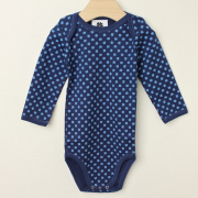【セール80%OFF】HOLLY'S（ホリーズ）  長袖ボディ CLASSIC　DARK　BLUE　濃ブルー 68cm 80cm    【おまかせ配送で送料お得】