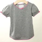【セール70%OFF】Le Cou Cou（ル・クク）  半袖Tシャツ グレー 110cm       ｜ル・クク lecoucou 子供服 春夏 トップス Tシャツ 半袖