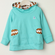【セール80%OFF】ALOHALOHA（アロハロハ) パーカー　ブルー 100cm ｜アロハロハ alohaloha 子供服 長袖トップス パーカー