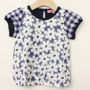 【セール80%OFF】LaLa Dress (ララドレス) サマーカットソー ネイビー 110cm