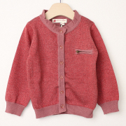 【セール60%OFF】（秋冬）American Outfitters  CARDIGAN カーディガン　ラメ ピンク 2才
