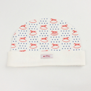 【セール70%OFF】ninita （ニニータ） 木馬柄丸帽子  40cm 【おまかせ配送で送料お得】