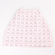 【セール80%OFF】ninita （ニニータ） ミルク瓶柄角帽子 ライトピンク  【おまかせ配送で送料お得】
