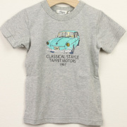 【セール70%OFF】TAPPET（タペット） ワーゲンTシャツ グレー 100cm     【おまかせ配送で送料お得】