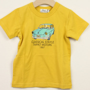 【セール70%OFF】TAPPET（タペット） ワーゲンTシャツ イエロー 100cm     【おまかせ配送で送料お得】