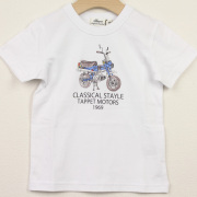 【セール70%OFF】TAPPET（タペット） ダックスTシャツ オフ白 100cm     【おまかせ配送で送料お得】