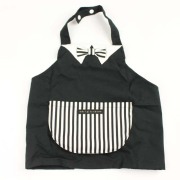 【セール70%OFF】WHIP CREAM(ホイップクリーム） ポケッタブル蝶ネクタイエプロン ブラック Baby(70cm-90cm）