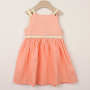 【セール70%OFF】Je suis en CP!（ジュスイオンセーペー） ワンピース PARIS　DRESS　ピンク 2Y      ｜ジュスイオンセーペー jesuisencp! 子供服 春夏 ワンピース ノースリーブ