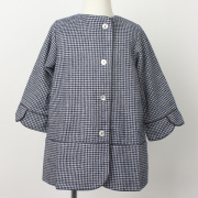 【セール80%OFF】Eponime(エポニーム) コート 濃紺・千鳥格子 2才