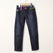 【セール70%OFF】Desigual(デシグアル) デニムロングパンツ7才-8才