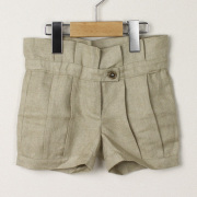 【セール80%OFF】helene cousin bebe(エレ-ヌクザンベベ)Fifi shorts ショートパンツ ベージュリネン 2才 3才 4才