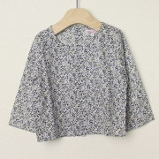 【セール80%OFF】MOON ET MIEL(ムーン・エ・ミエル） 長袖ブラウス スノー ４才     【おまかせ配送で送料お得】