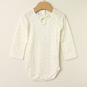 【セール70%OFF】How to Kiss a Frog（ハウトゥーキスアフロッグ） BODY　love オフホワイトハート柄 12M【おまかせ配送で送料お得】