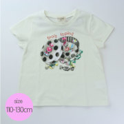 【セール50%OFF】trois lapins(トロワラパン） キャンディープリントTシャツ オフシロ 110cm 120cm     【おまかせ配送で送料お得】_2