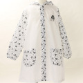 ☆SummerSale 2025☆【セール80%OFF】After the rain(アフターザレイン）  レインコート　Toy's  白×チャコール Ｓ（80cm-90cm） Ｍ（90cm-100cm）
