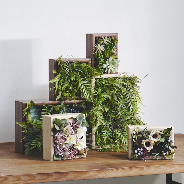 Botanical Frame／green Botanical Wall 壁面緑化・インテリアグリーン