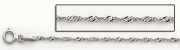 14金ホワイトゴールドシンガポールチェーン1.5mm幅　60cm