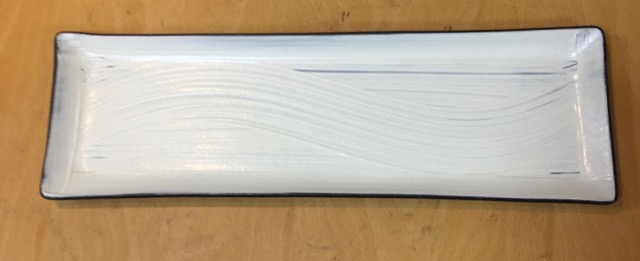 文五郎窯　new刷毛目　長皿