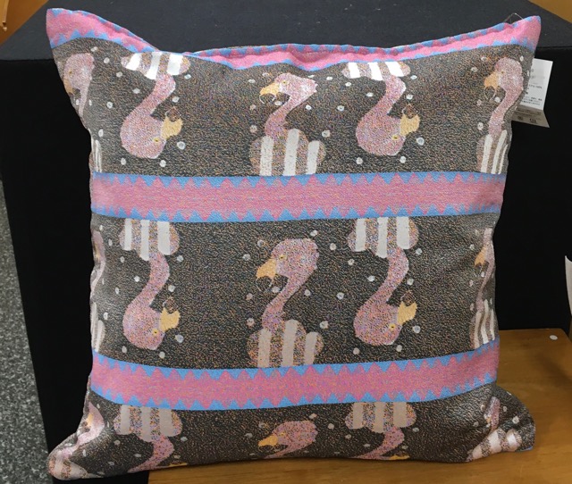 ミフウ　クッションカバー　フラミンゴ