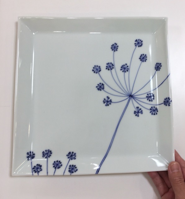 瀬戸焼】 瀬戸染付 加藤真雪