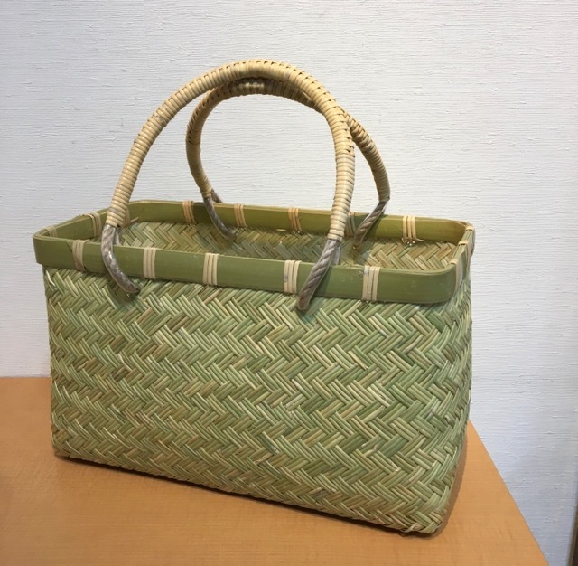 スズ竹　市場カゴ