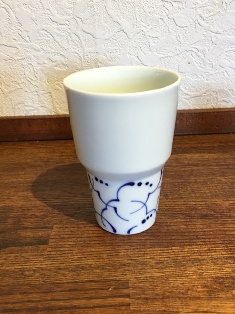 眞窯　スタッキングカップ大　リズム