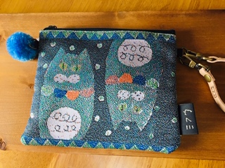 ミフウ　ポーチ　ネコ