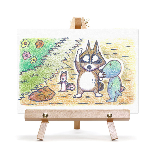 P3キャンバス&イーゼルセット TypeD