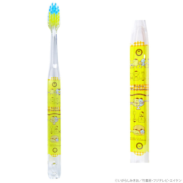 ぼのぼの×ポムポムプリン コンパクトハブラシ カフェ