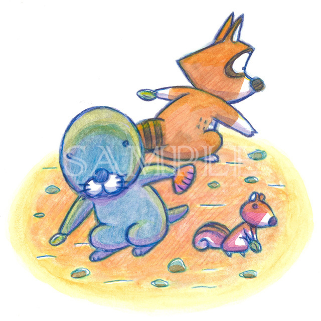 ぼのグッズのこと：スクエアキャラファインボード TypeA