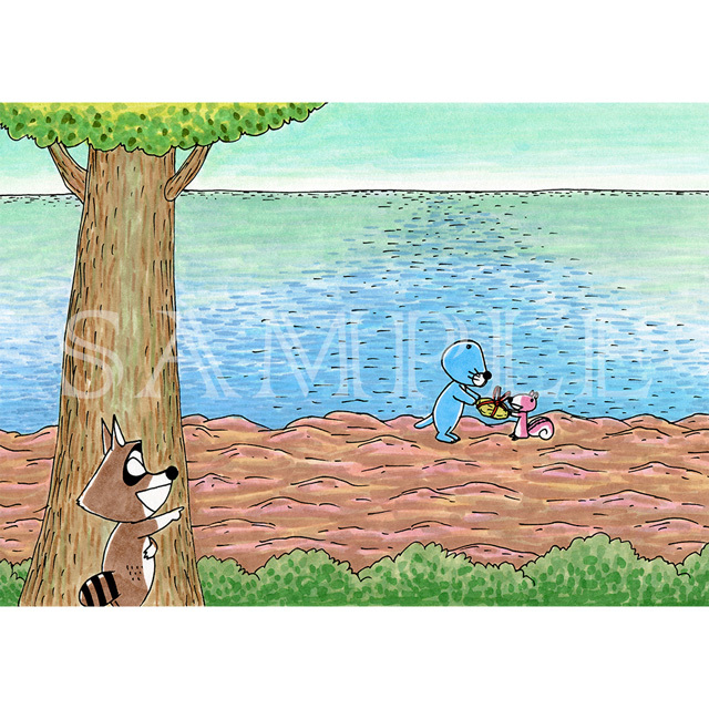 いがらしみきお先生直筆サイン入りA3キャラファイン TypeB