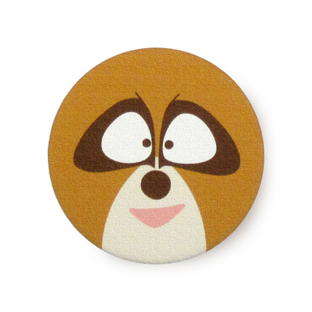 ぼのぼの 缶バッジ ピンタイプ アライグマくん