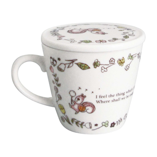 ぼのぼの 蓋付マグ（ナチュラルブルーム）