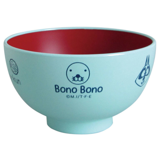 ぼのぼのシンプル 塗汁椀M