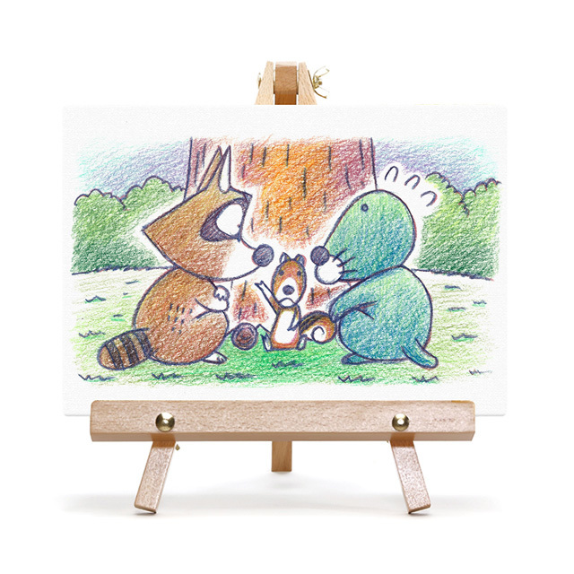 ぼのグッズのこと：P3キャンバス&イーゼルセット TypeC