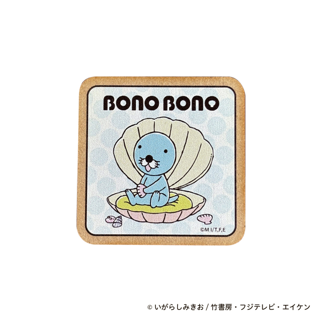 ぼのぼの 木のバッジ/ぼのぼの