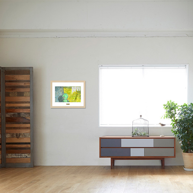 いがらしみきお先生直筆サイン入りA3キャラファイン TypeE