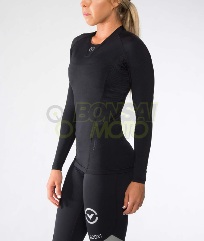 ロングスリーブ コンプレッション(ECo37) ウィメンズ StayCool 冷速乾 VIRUS