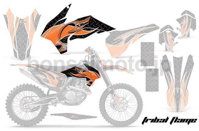 C9 EXC 125/500 (14-15) EXC 350/500 (14-15) EXC 500(16-) EXC-F 350 16　AMRデカール シュラウドキット