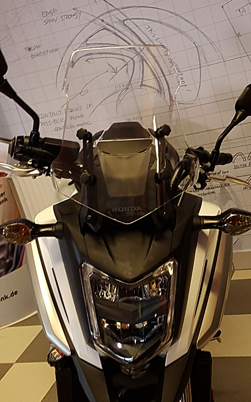 HONDA NC750X(16-20) スクリーンアジャスター BONSAIMOTO