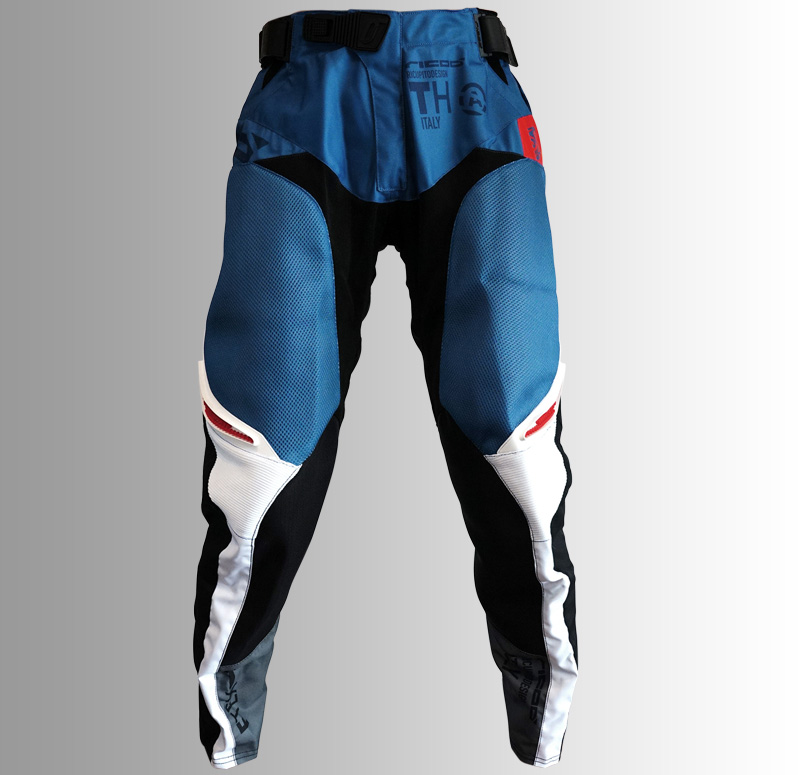 ”Th-AIR”パンツ Grey(Blue) オフロードウェア Ricoo(リクー)