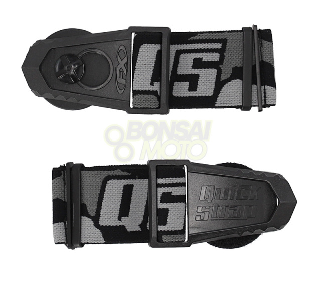 ESS ゴーグル 調整可能ストラップ付き　ファン付き ゴーグルクリップ 幅広溝付きヘルメット用 1組（2個入） 88-T - as