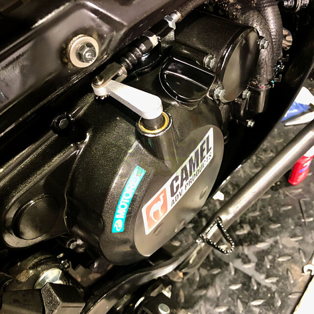 1フィンガークラッチ　KLR650　キャメルアドベンチャープロダクツ