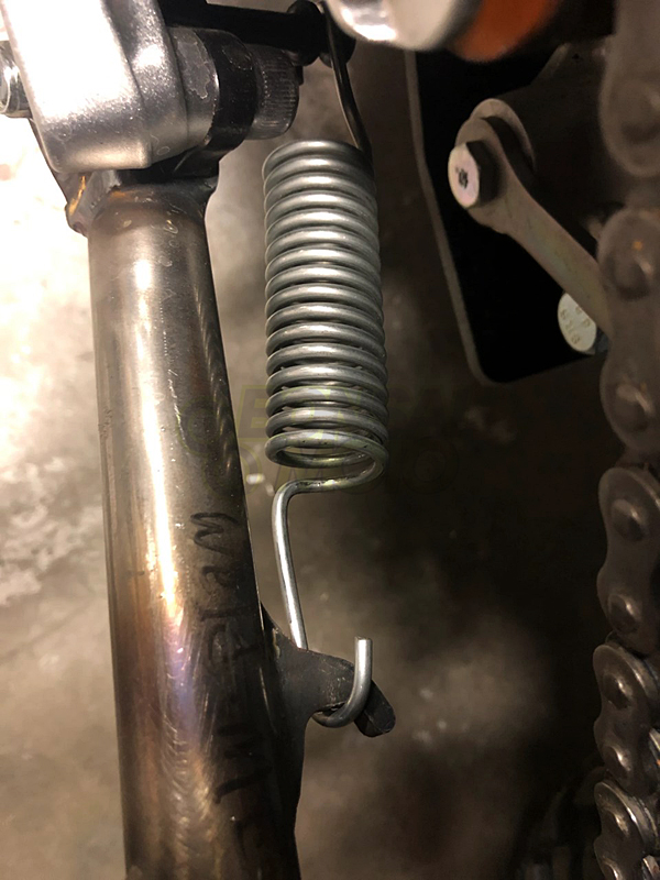 Tenere700　サイドスタンド　キャメル