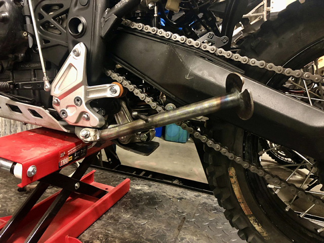 Tenere700　サイドスタンド　キャメル